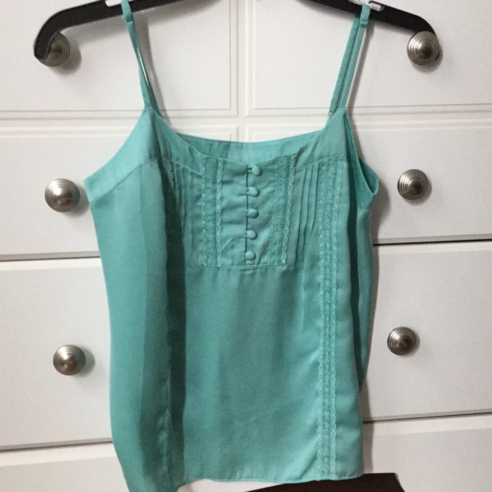 Kensie Green Silky Cami
